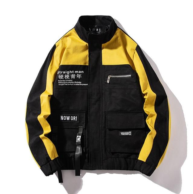 Veste zippée NOW Tactical Techwear - yellow / XS - STREETWEAR STYLE