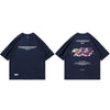 T-shirt Hidekazu imprimé - A968823 Blue / S - STREETWEAR STYLE