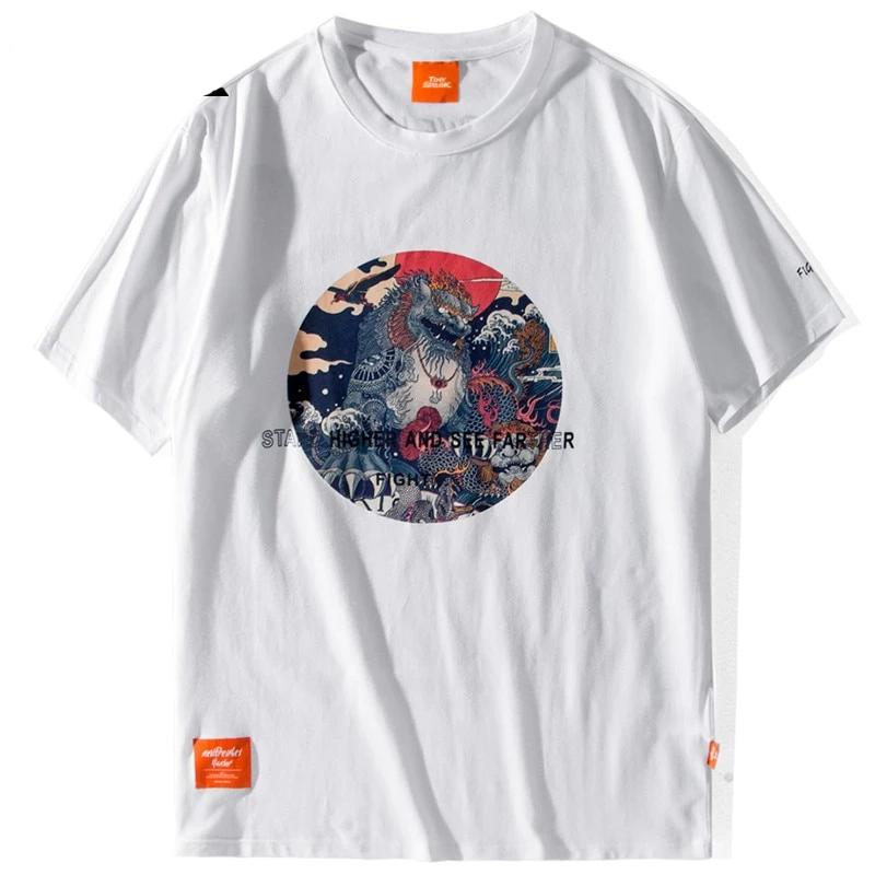 T-shirt Hideichirō imprimé - STREETWEAR STYLE