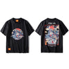 T-shirt Hideichirō imprimé - A58SH208 Black / S - STREETWEAR STYLE