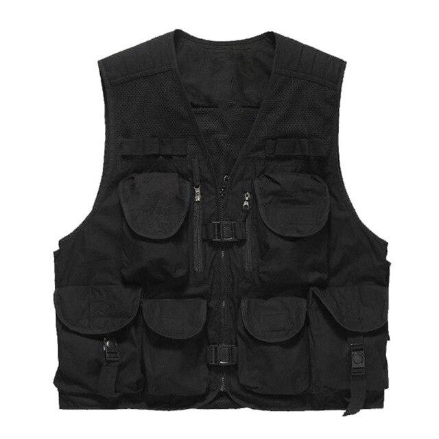 Veste Gilet Tactical Techwear - black / S - STREETWEAR STYLE