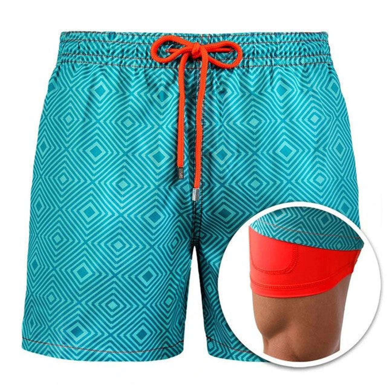 Short de plage avec doublure