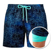 Short de plage avec doublure