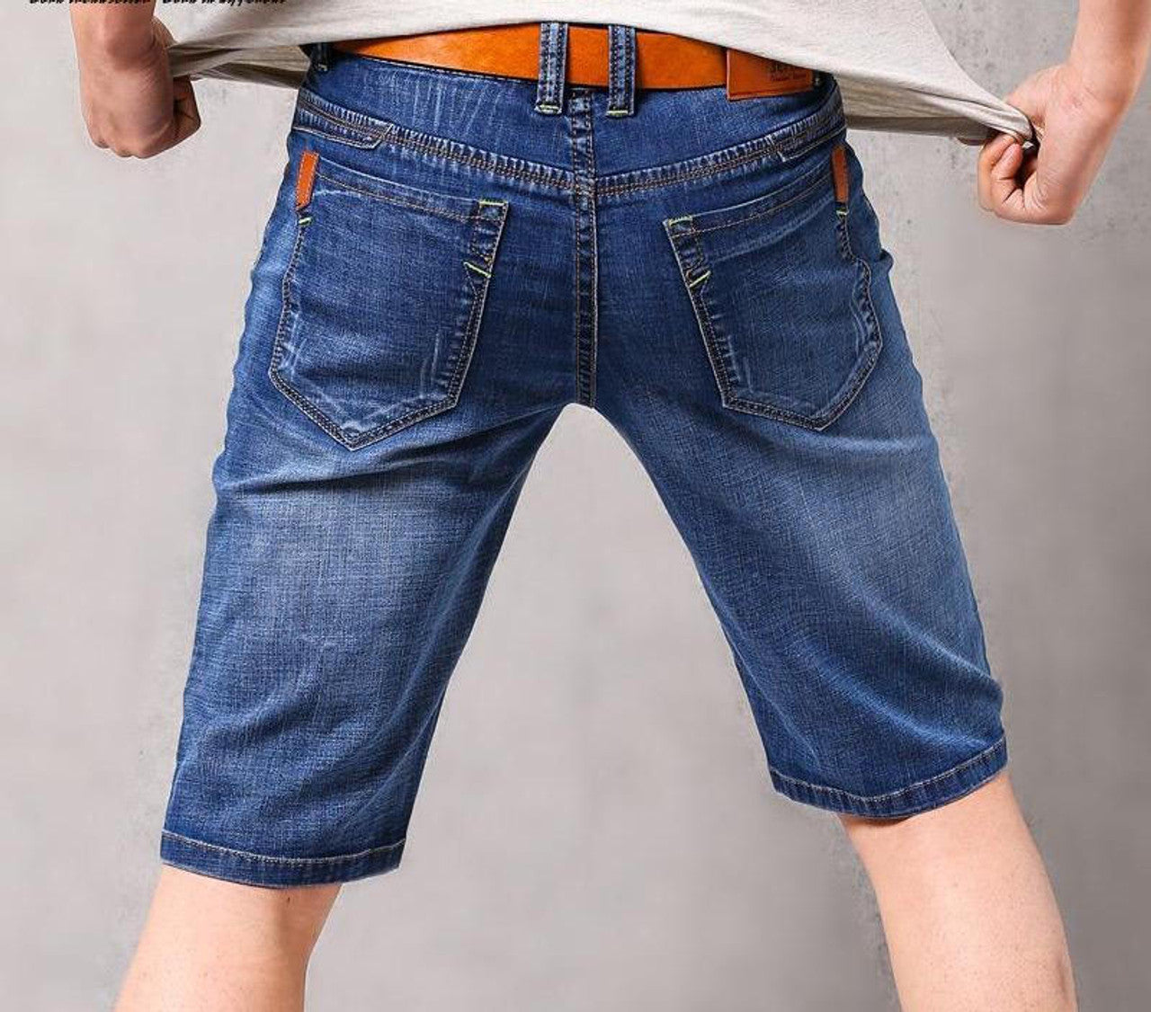 Short d'été droit en jean