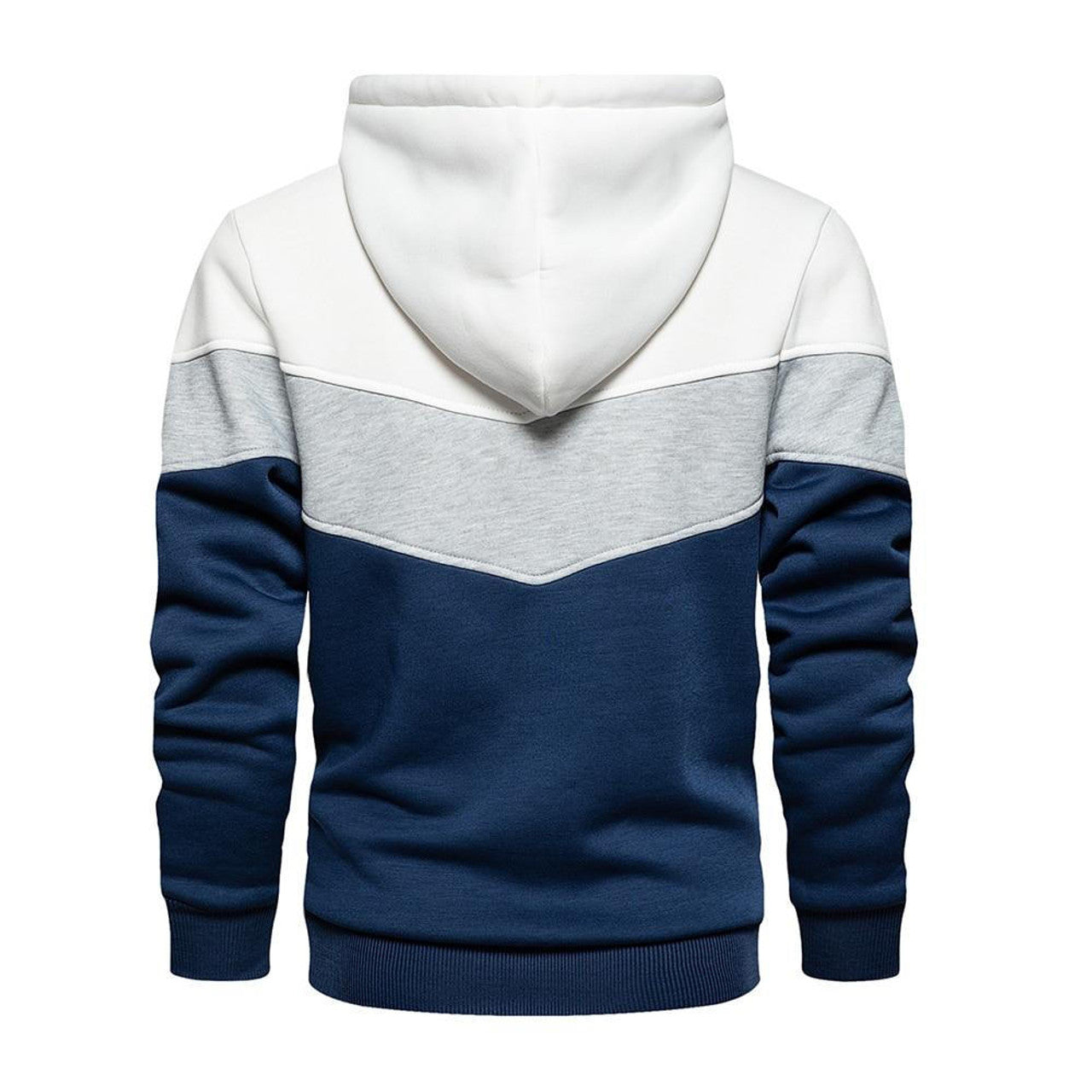 Sweat à Capuche Tricolore