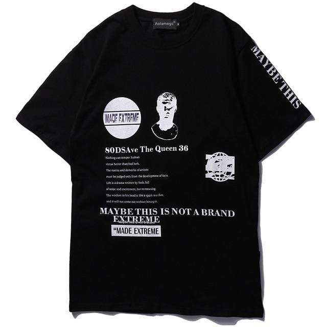 T-Shirt Extreme - Noir / M - STREETWEAR STYLE