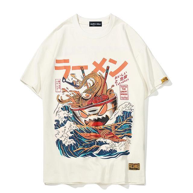 T-shirt Yōtarō - White / M - STREETWEAR STYLE