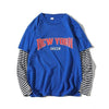 T-Shirt New York - Bleu / S - STREETWEAR STYLE