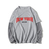 T-Shirt New York - Gris / S - STREETWEAR STYLE