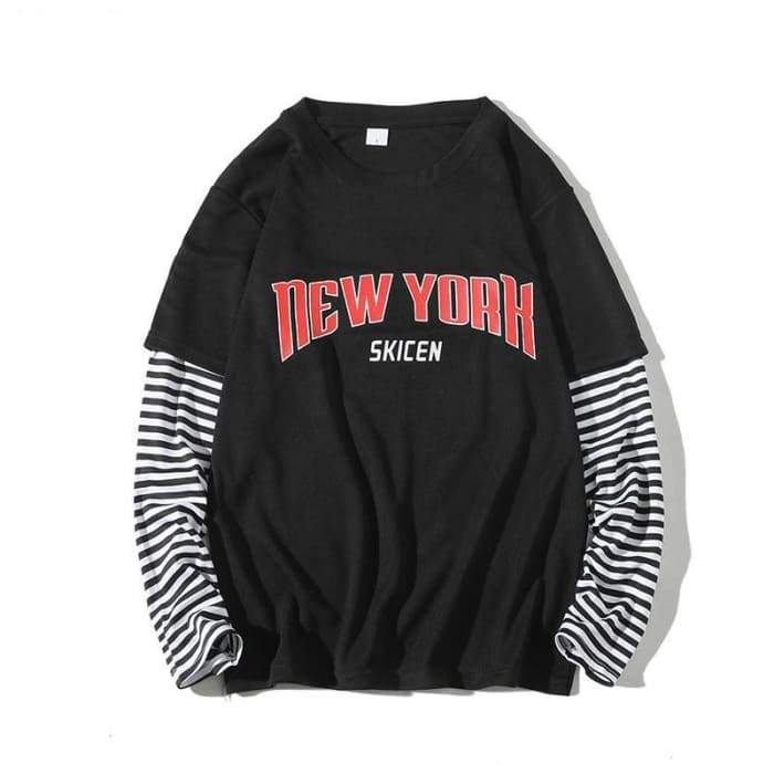 T-Shirt New York - Noir / S - STREETWEAR STYLE