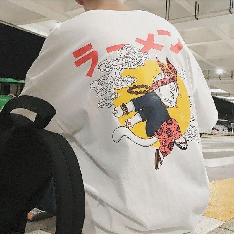 T-Shirt Japonais<br> Ninja Neko