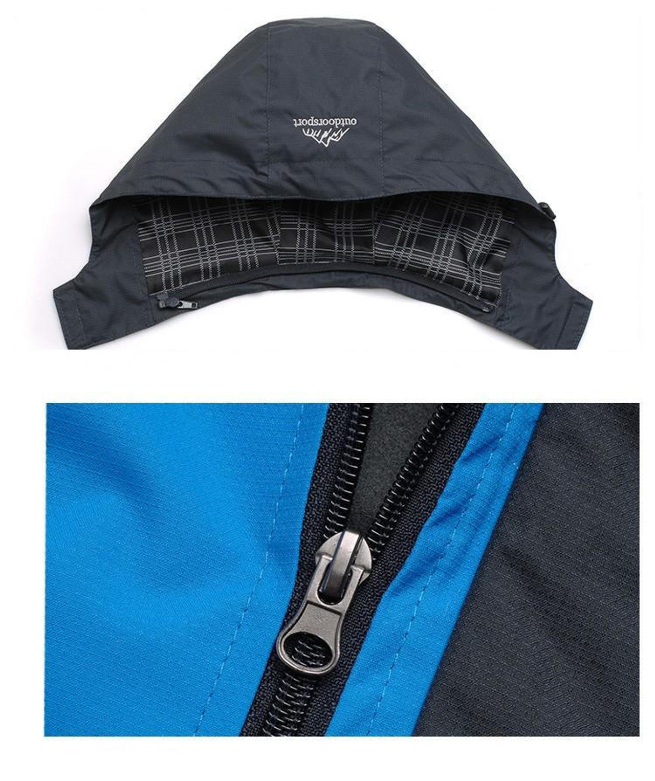 Veste Coupe-Vent Imperméable à Zip