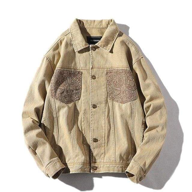 Veste Leather - Beige / S - STREETWEAR STYLE